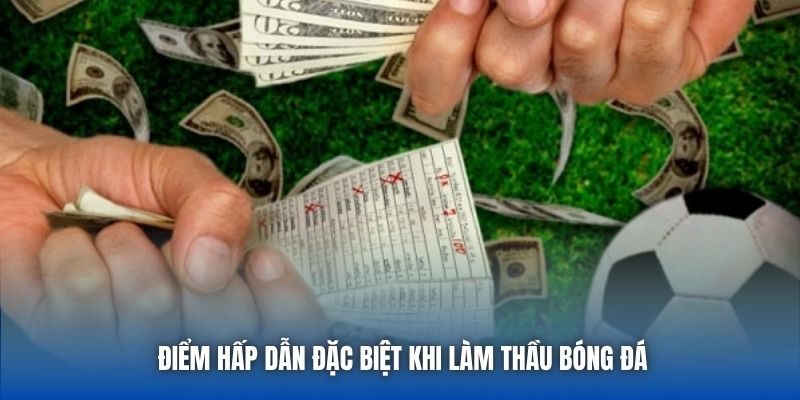 Điểm hấp dẫn đặc biệt khi làm thầu bóng đá